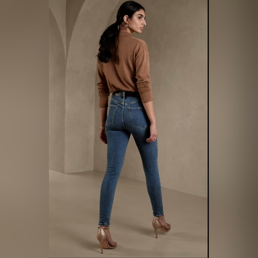 Banana Republic Blue Skinny Jeans